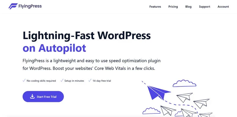 flyingpress wordpress plugin to improve core web vitals