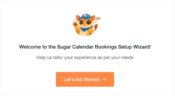 Sugar Calendar Bookings Setup Wizard