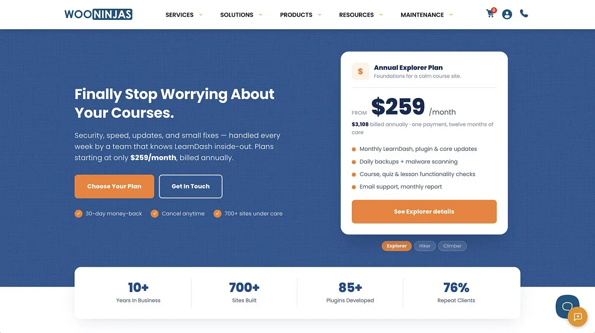 WooNinjas 评测:专注 WooCommerce 与 LearnDash 的维护服务