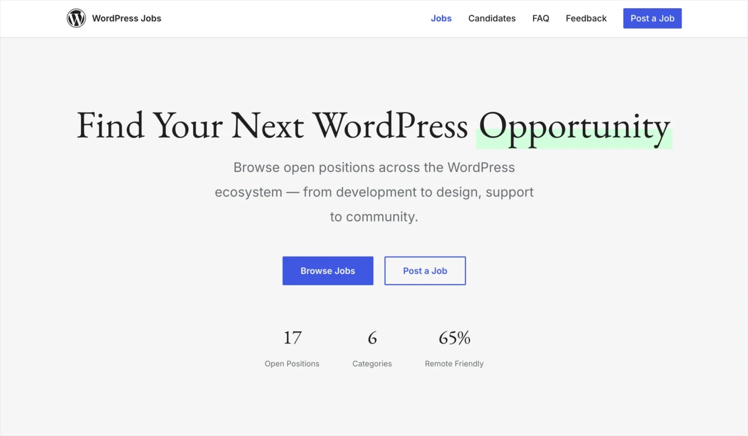 WordPress.org Overhauls 20-Year-Old Jobs Board, Adds Career Features to Profiles