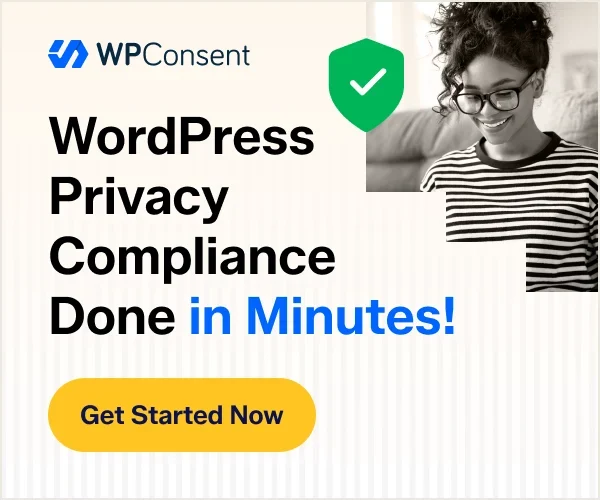 WPConsent advertisement