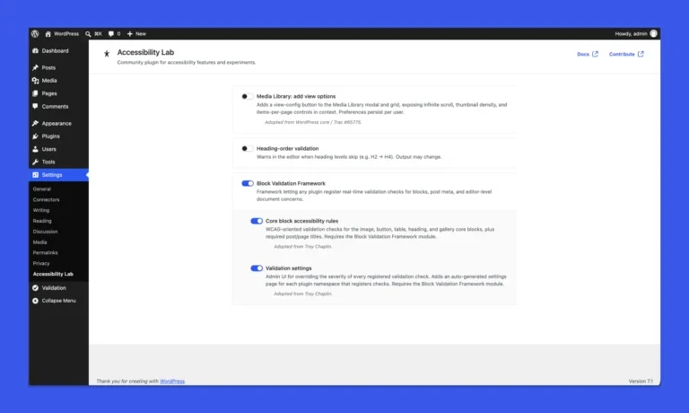 New Accessibility Lab Plugin Prototype Lays Groundwork for Accessibility Team’s First Canonical Plugin