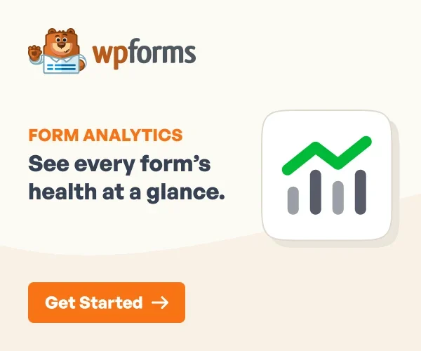 WPForms advertisement