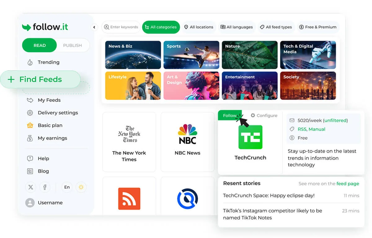 一站式监控、订阅与资讯：follow.it 终身订阅上线 AppSumo
