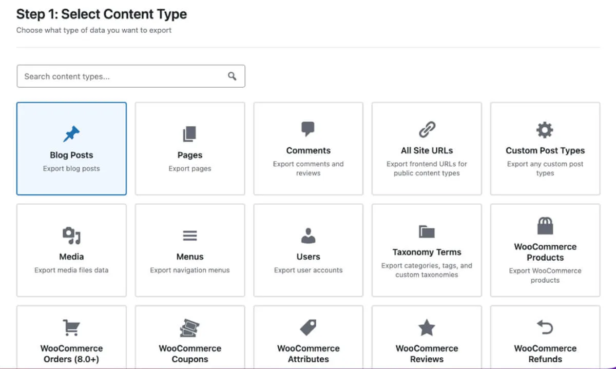 Import Export 支持 WordPress 站点同步与迁移