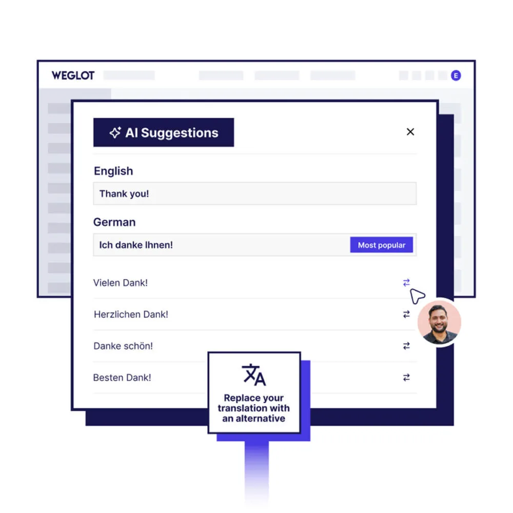 Weglot Features - AI suggestions