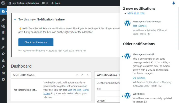 Feature Notifications Project Returns After Three-Year Pause With Plans to Ship a Functional MVP in December