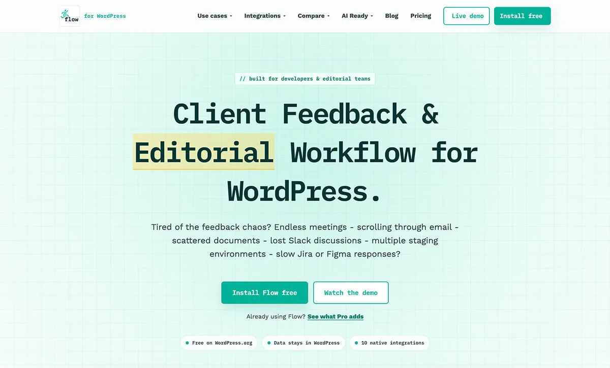 Jumplinks Flow's website.